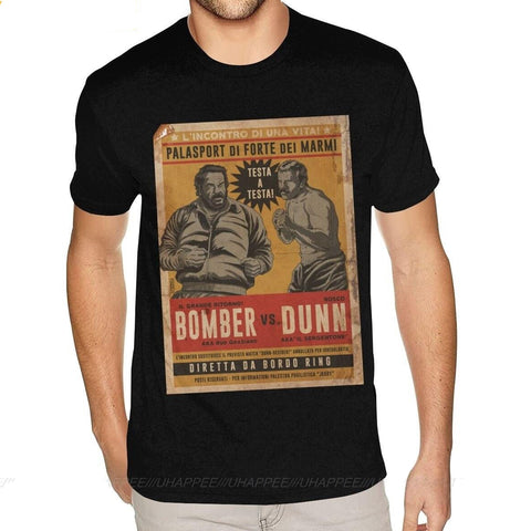 T-shirt maglietta - Bud Spencer & Terence Hill - Bud Spencer Bomber e Rosco Dunn - Vitafacile shop