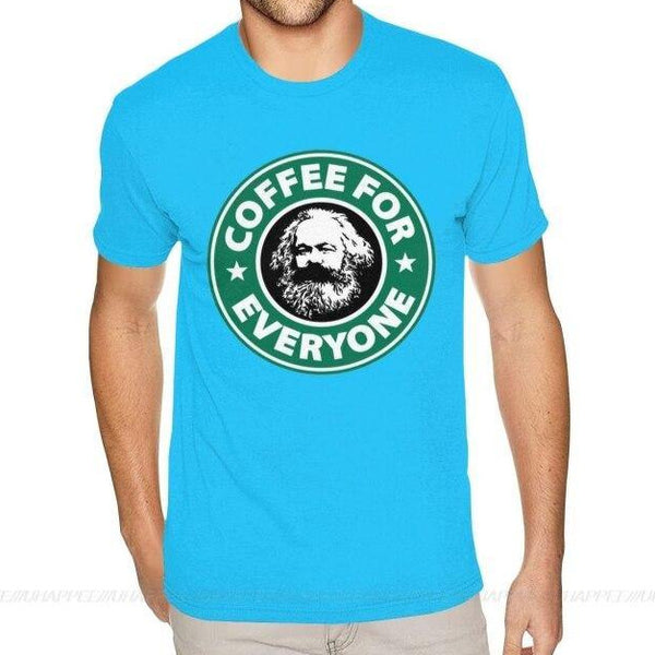 T-shirt maglietta - Karl Marx Coffee - Vitafacile shop
