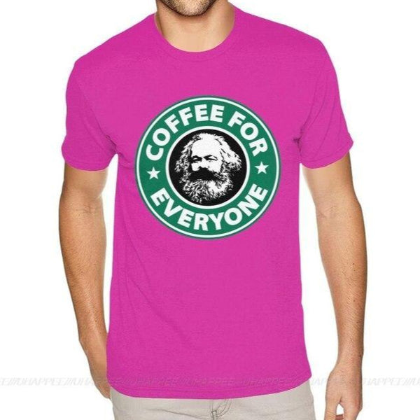 T-shirt maglietta - Karl Marx Coffee - Vitafacile shop