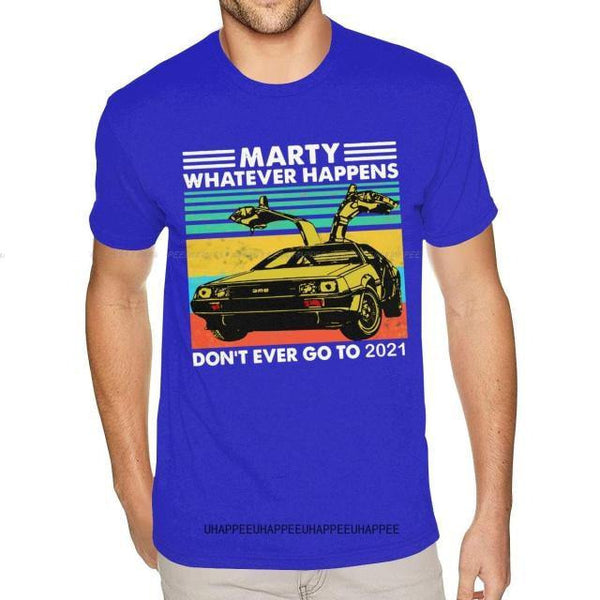 T-shirt maglietta - Ritorno al futuro - Marty "Qualunque cosa accada non andare mai nel 2021" - Vitafacile shop