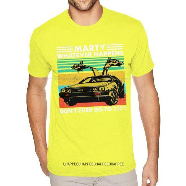 T-shirt maglietta - Ritorno al futuro - Marty "Qualunque cosa accada non andare mai nel 2021" - Vitafacile shop