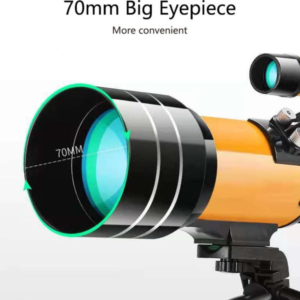 150 Time Professional Astronomical Telescope for Space Monocular 70MM Eyepiece Powerful Binoculars Night Vision for Star Camping - Vitafacile shop