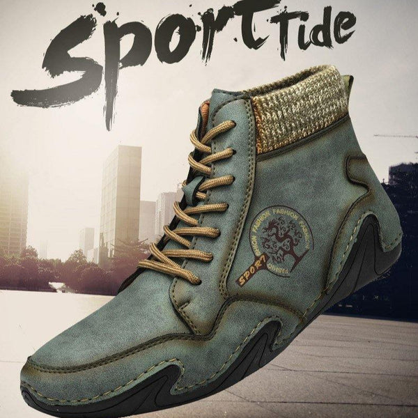 Scarpe Uomo Sportive Trekking - Sneakers in pelle - Vitafacile shop