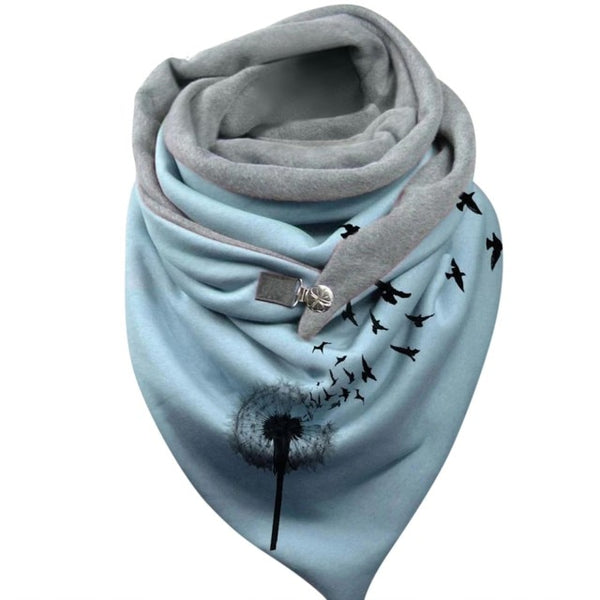 Morbida e grande sciarpa invernale donna - Caldo coprispalle per l'inverno