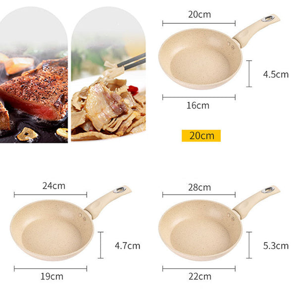 Set di padelle wok con interno antiaderente
