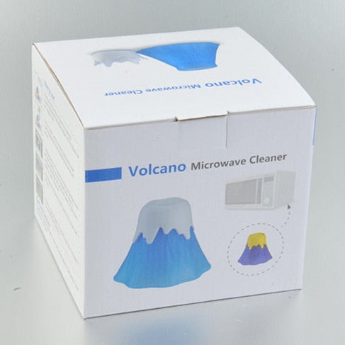 Detergente a vapore a forma di vulcano per forno a microonde