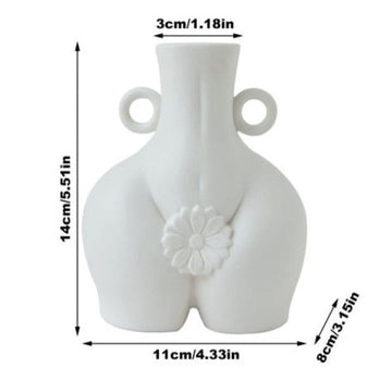 Vasi decorativi portafiori a forma di torso femminile – Vitafacile