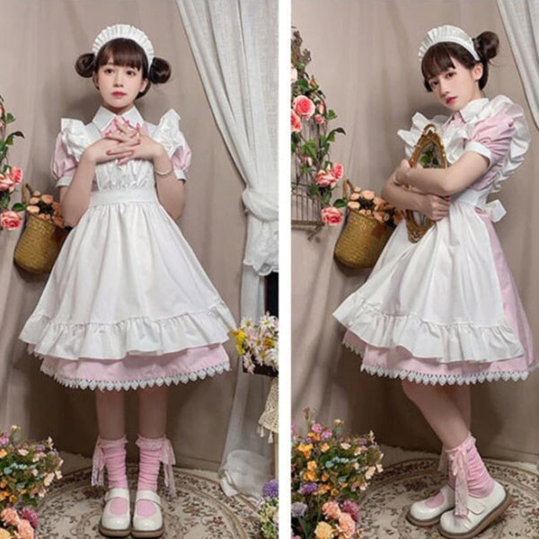 Costume da cameriera Lolita anime