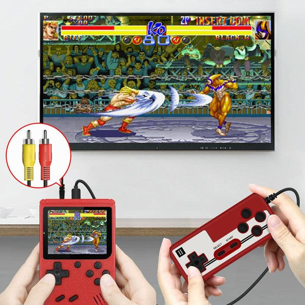 800 IN 1 Retro Video Game Console Handheld Game Player Portable Pocket TV Game Console AV Out Mini Handheld Player for Kids Gift - Vitafacile shop