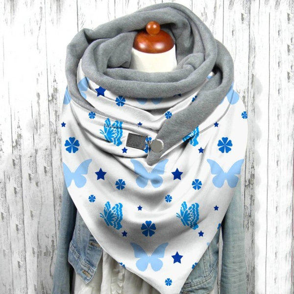 Calda sciarpa creativa invernale donna - Caldo coprispalle per l'inverno