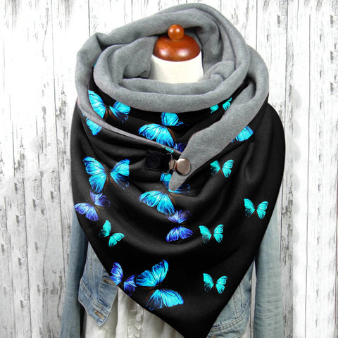 Calda sciarpa invernale donna - Morbido coprispalle per l'inverno