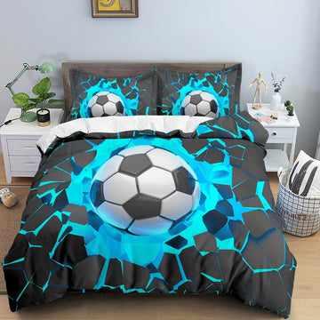 Set con copripiumini e federe per cuscini con stampa 3D di palloni da –  Vitafacile shop