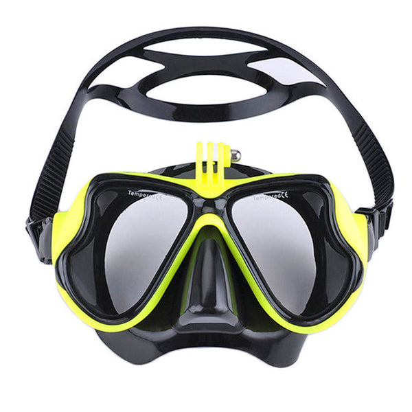 Maschera subacquea con supporto per webcam GoPro