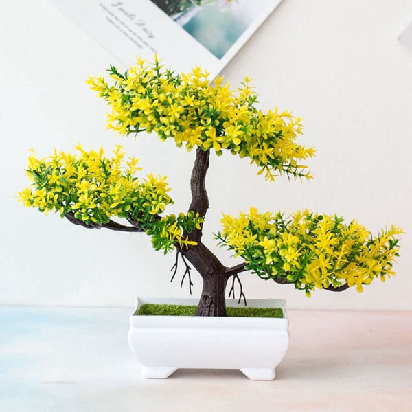 Piantine artificiali bonsai “albero da frutta primaverile”