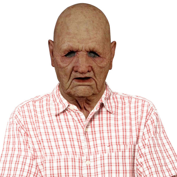 Maschera lattice realistica di alta qualità uomo vecchio - Cosplay