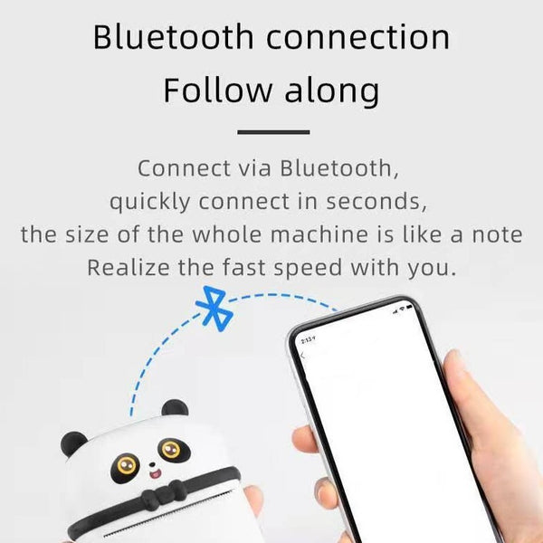 Mini Stampante termica tascabile -  Stampa istantanea foto ed etichette - Wireless Bluetooth