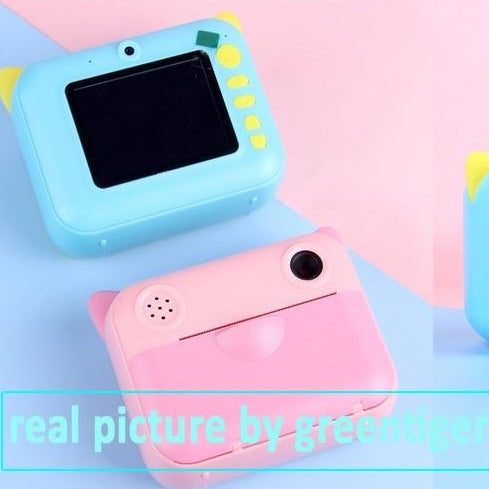 Fotocamera istantanea digitale per bambini con stampa termica - portatile