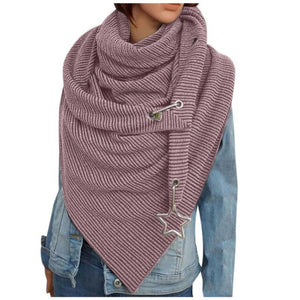 Morbida sciarpa invernale donna - Caldo coprispalle per l'inverno
