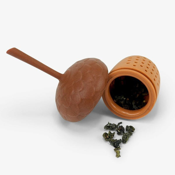 Colino da tè in silicone a forma di ghianda