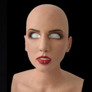 Maschera realistica in lattice Cosplay Donna e Uomo