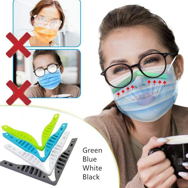 5pcs/set Silicone Mask Holder Clip Nose Bridge Silicone Bracket Fog Glasses Mask Accessories Anti-Leakage Nose Pad Mask Bracket - Vitafacile shop