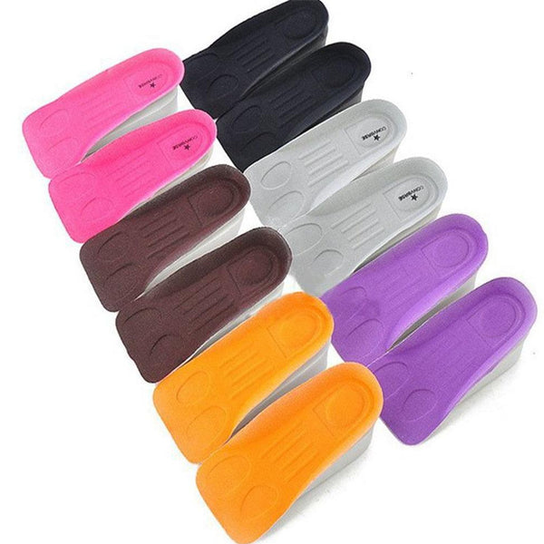 1 pair Random Color Height Increase Shoes Insole Foam Rubber Taller Shoe Insert Shoe pad Support Pad - Vitafacile shop