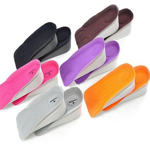1 pair Random Color Height Increase Shoes Insole Foam Rubber Taller Shoe Insert Shoe pad Support Pad - Vitafacile shop