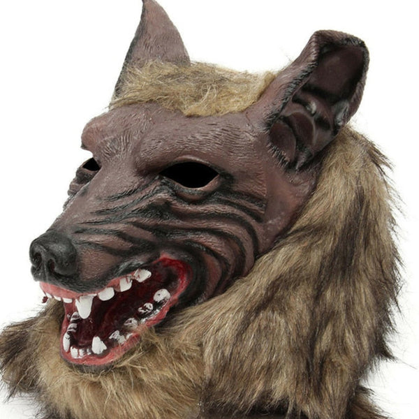 Maschera testa di lupo mannaro