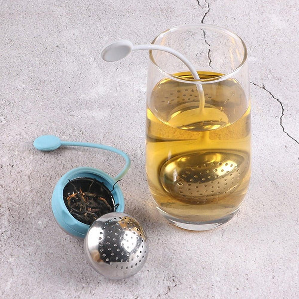 6 Styles Portable Silicone Tea Infuser Umbrella Whale Ball Leaf Tea Filter Stainless Steel Herbal Spice Tea Maker Drinkware - Vitafacile shop