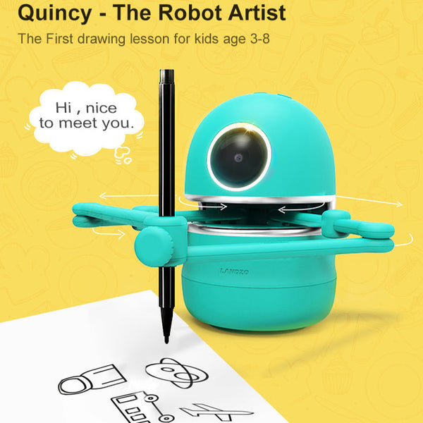 Robot giocattolo interattivo “Quincy il disegnatore” - Gioco educativo