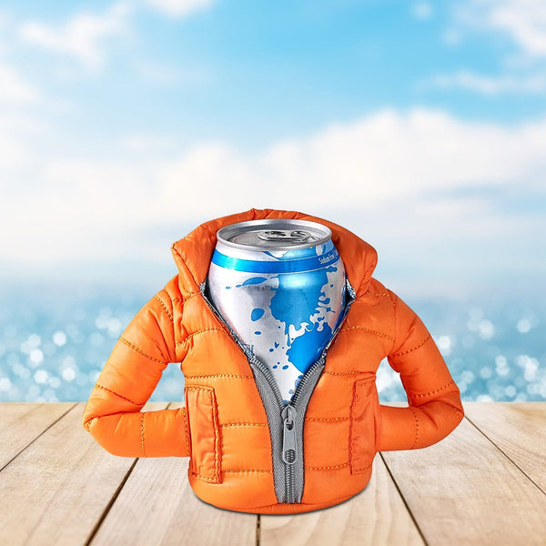 Refrigerante isolante per bevande a forma di giacchetta
