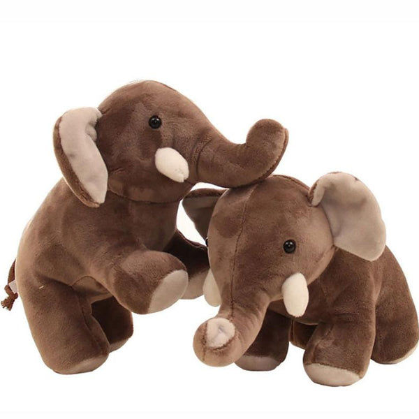 25*20cm Simulation Elephant/Hippopotamus/Rhinoceros Plush Toy Animals  Dolls  Soft Cotton Baby Brinquedos for Children Gift - Vitafacile shop
