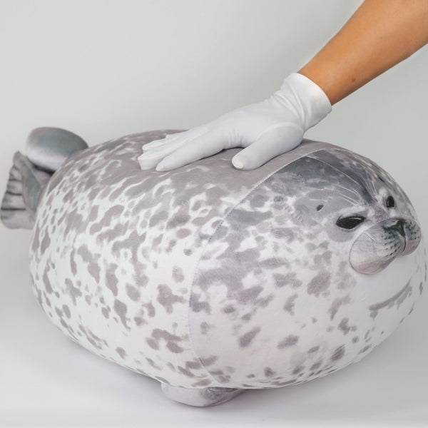 Cuscino imbottito giocattolo a forma di di foca per bambini e adulti