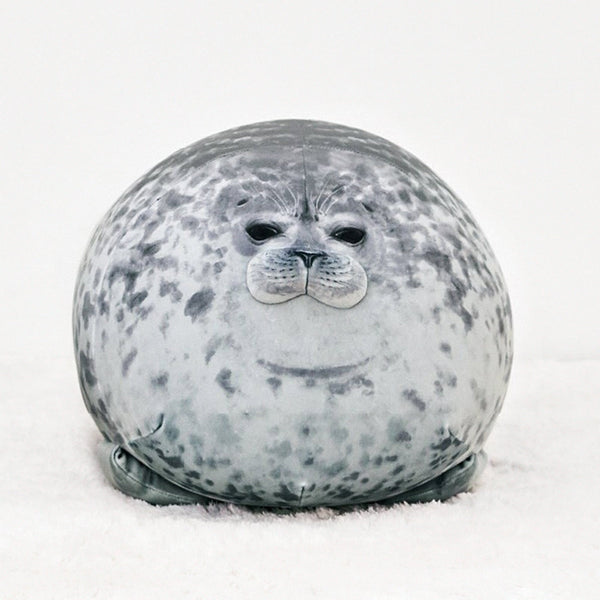 Cuscino imbottito giocattolo a forma di di foca per bambini e adulti