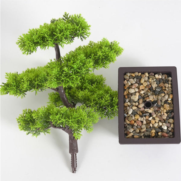 Piantina artificiale “bonsai albero di pino giapponese”