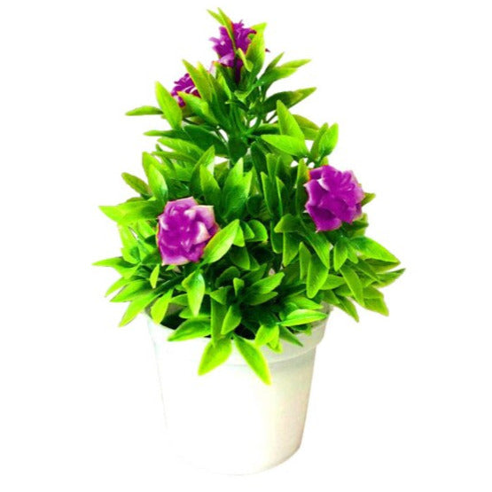 Piantine artificiali bonsai “fiore di loto” dai colori vividi