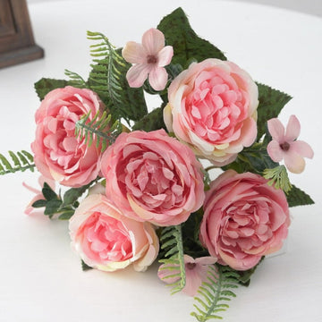 Fiori artificiali “bouquet peonie di seta” per – Vitafacile shop