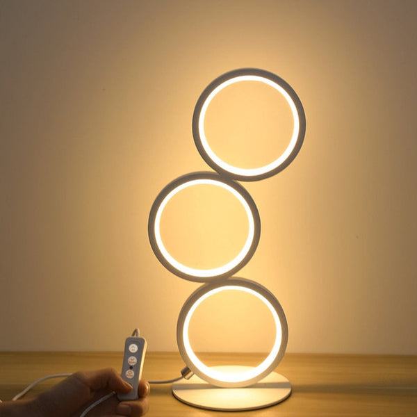 Lampada da tavolo -luce LED- ad anelli