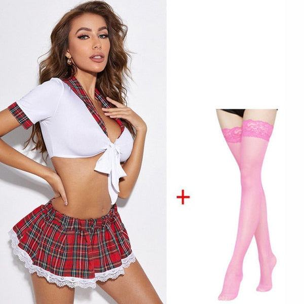 Vestito Sexy Studentessa - Babydoll cheerleader