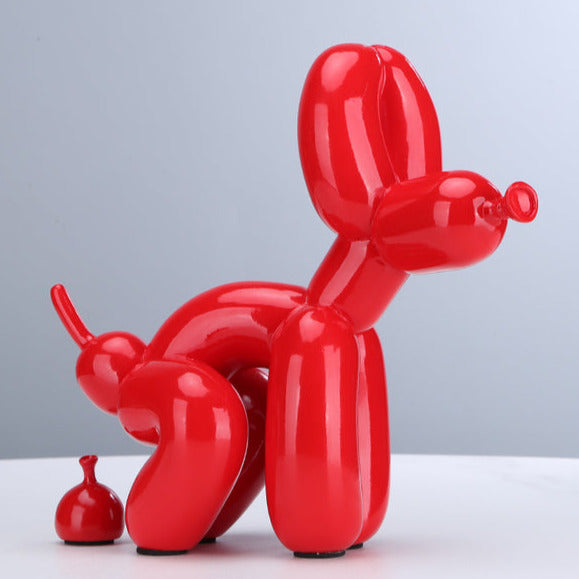 Statuette decorative “Gentleman and dog”