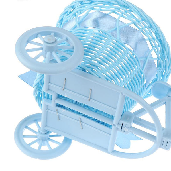 Vaso portafiori con bici in miniatura