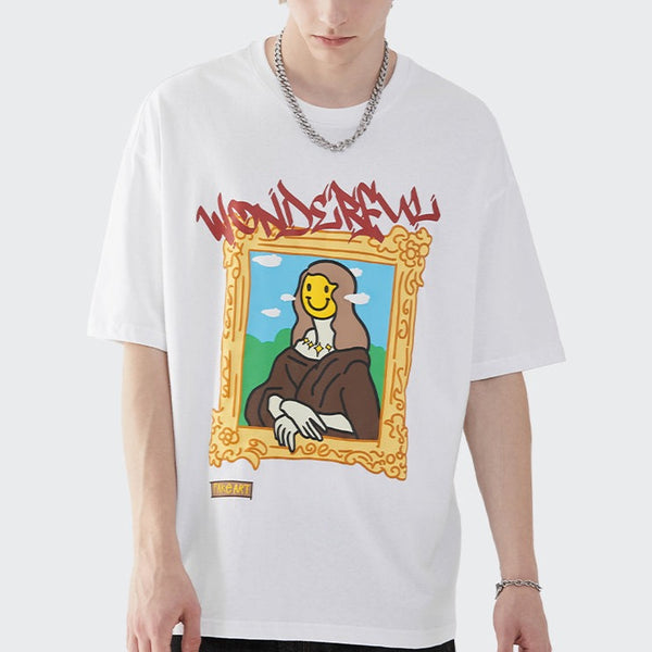 T-shirt estiva uomo “Monna Lisa hip hop”