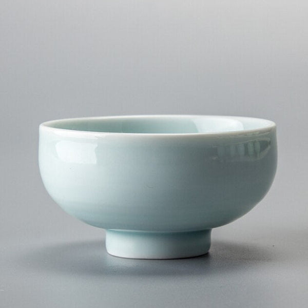 Ciotola di ceramica da tè celadon “Pesce d'oro”