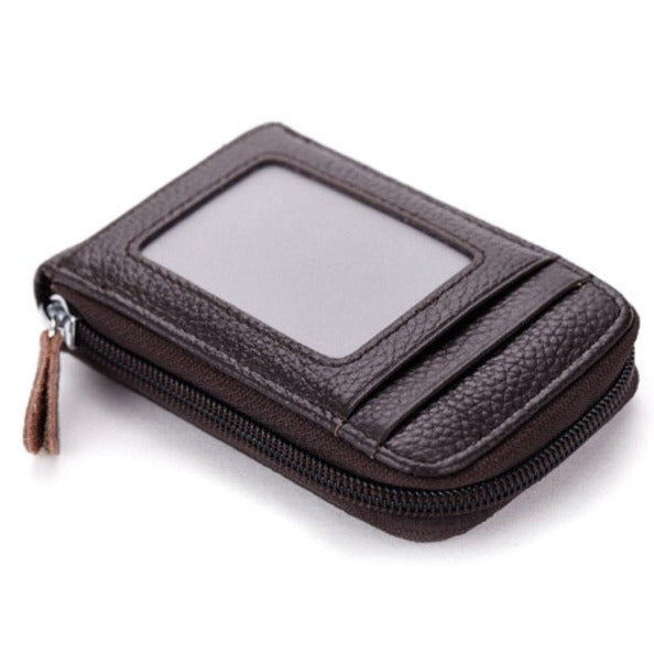 Portafoglio “mini porta carte di credito” in pelle per donne
