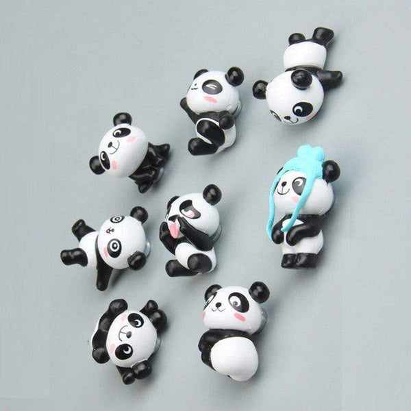 Magneti da frigorifero panda - 8 Pezzi - Vitafacile shop