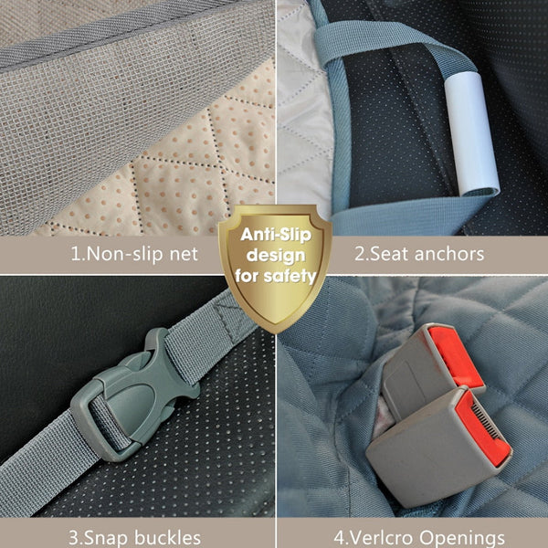 Coprisedile per auto per cani e gatti - impermeabile protezione sedile posteriore